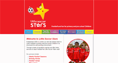 Desktop Screenshot of littlesoccerstars.com